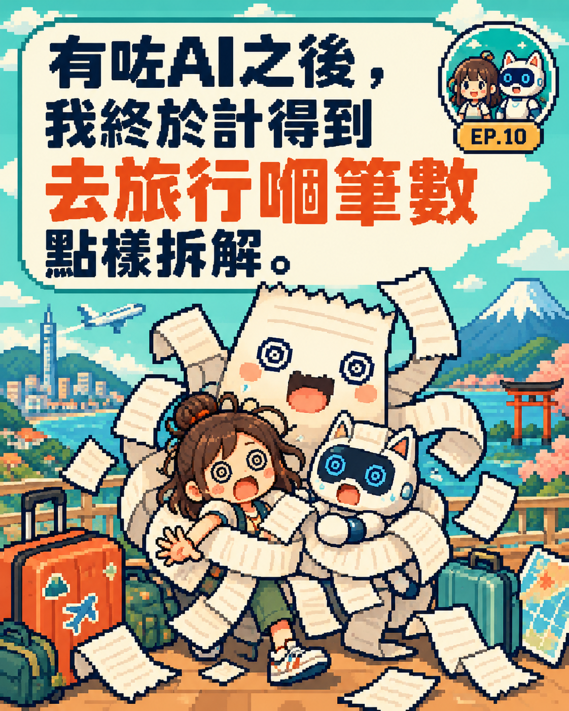 EP.10 旅行筆數像素風封面